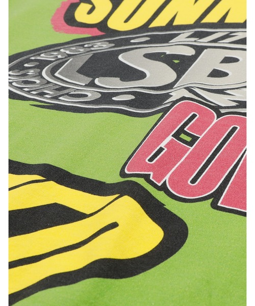 tシャツ 「little sunny bite」racer long tee レディース メンズ little sunny bite (リトルサニーバイト)racer long tee / GREEN