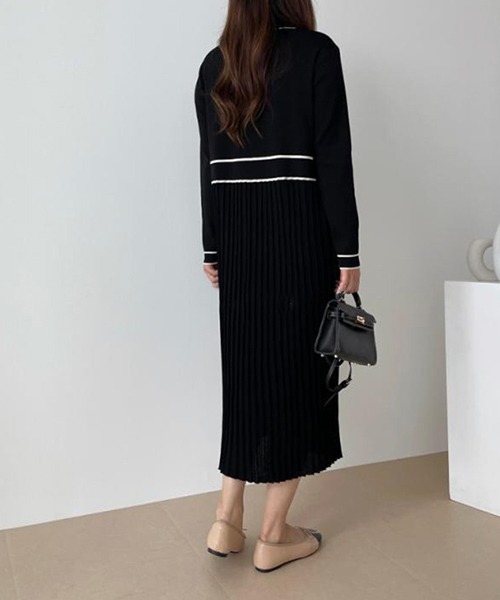 「La-gemme」 ニットワンピース フリー ホワイト レディース_画像6