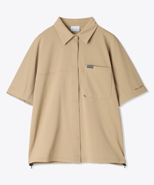 ブラウス シャツ Columbia／ウィメンズエンジョイマウンテンライフ ショートスリーブシャツ／コロンビア／吸湿・速乾／UVカット／半袖シャツ レデ