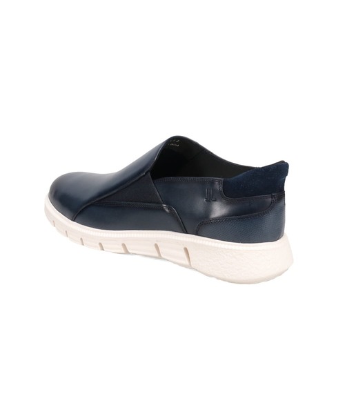 【未使用】 LANVIN en Bleu スニーカー メンズ ネイビー系 LANVIN en Bleu スニーカー 「Quick Fit搭載」ランバンオンブルー