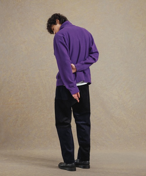 「Champion」 スウェットカットソー M パープル メンズ