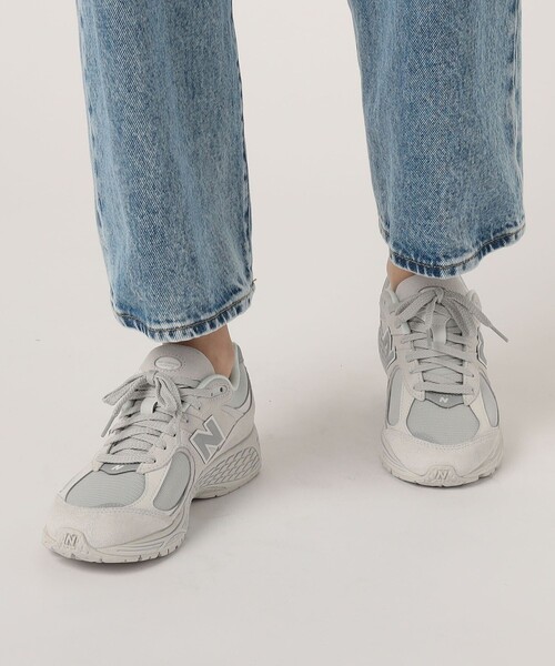 TJ　 New Balance スニーカー ホワイト/グレー 24.0 New Balance 「New Balance」 ローカットスニーカー 24 ライト