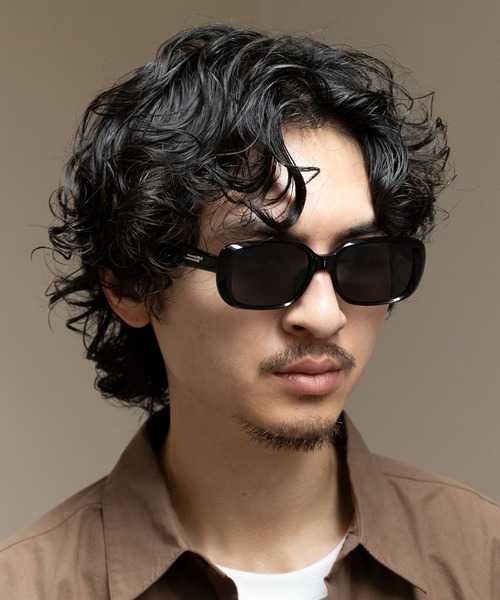 未使用品　GANIE. ブラックフレーム サングラス MAGASIN DE MODE CONTACT サングラス 「CONTACT」オーバル型サングラス