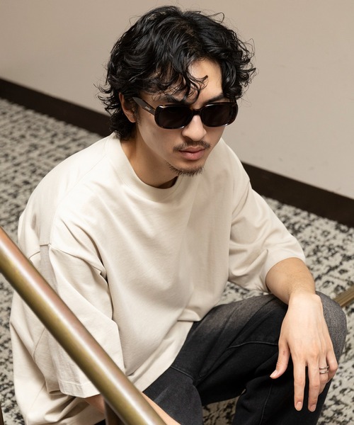 MAGASIN DE MODE CONTACT サングラス 「CONTACT」オーバル型サングラス