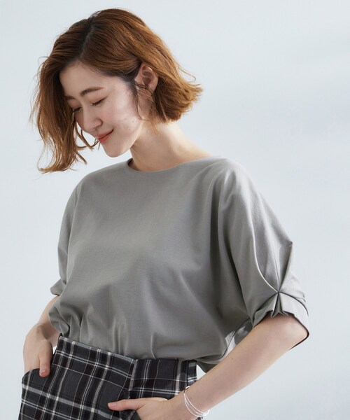 grove（グローブ） tシャツ 半袖 「UVカット/ひんやり/二の腕カバー 