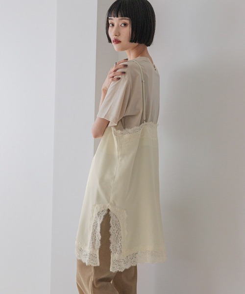 ローリーズファーム　M 新品 LOWRYS FARM キャミソール ランジェリーキャミCH 572465