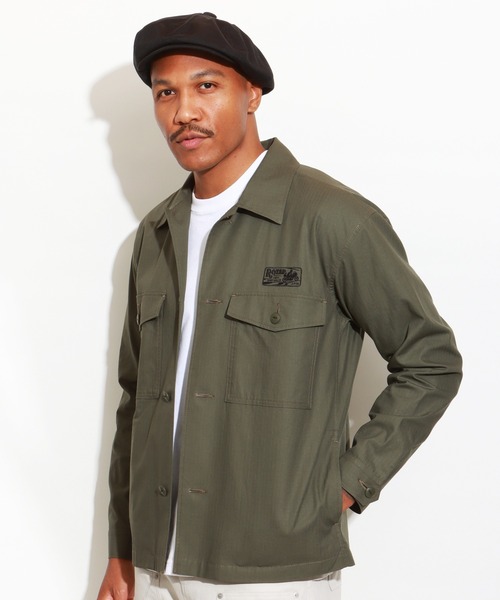ミリタリージャケット モッズコート TIQ Ripstop Military Shirt JKTの画像