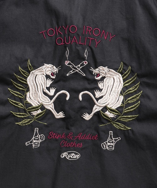 ミリタリージャケット モッズコート TIQ Ripstop Military Shirt JKTの画像