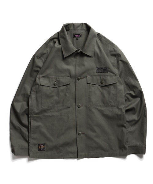 ミリタリージャケット モッズコート TIQ Ripstop Military Shirt JKTの画像