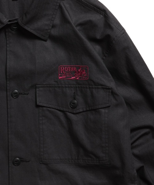 ミリタリージャケット モッズコート TIQ Ripstop Military Shirt JKTの画像