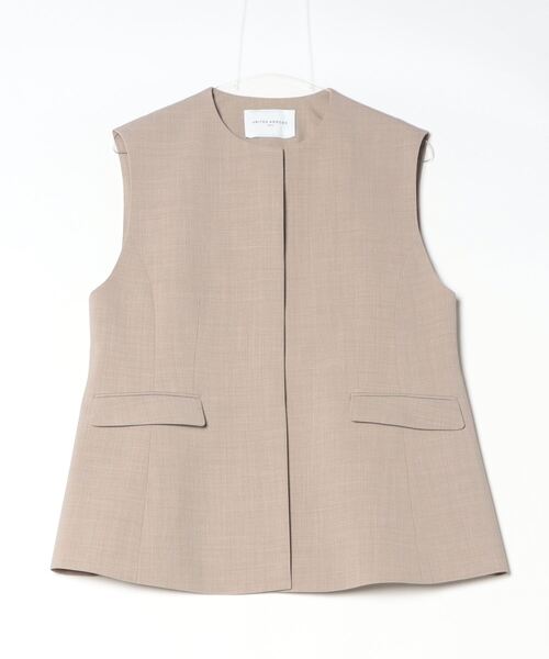 「UNITED ARROWS」 ベスト 38 ベージュ レディース