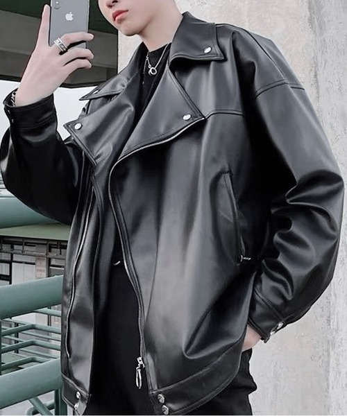 JOHNNY WOLF（ジョニーウルフ） 革ジャン ライダース HYDRA オーバー