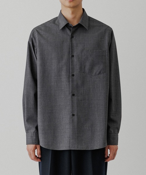 ADAM ET ROPE' シャツ 「NIKKE」レギュラーカラー メンズ