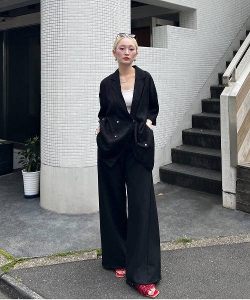 Ameri（アメリ） ジャケット テーラードジャケット SUMMER JACQUARD