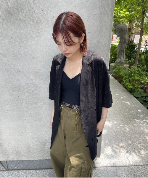 Ameri（アメリ） ジャケット テーラードジャケット SUMMER JACQUARD