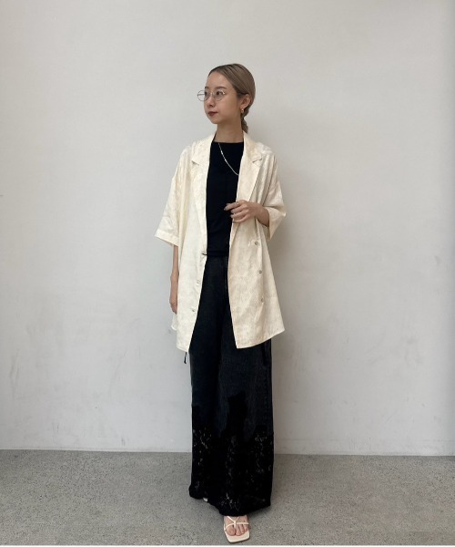 Ameri（アメリ） ジャケット テーラードジャケット SUMMER JACQUARD