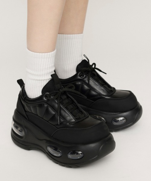 【美品✨大人気完売品】SLY　エアー プラットフォーム スニーカー　黒　Ｌ SLY スニーカー 「再入荷」AIR PLATFORM SNEAKER エアー