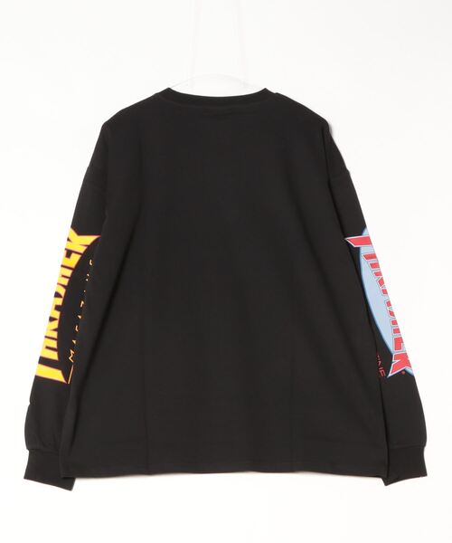 「THRASHER」 長袖Tシャツ LARGE ホワイト メンズ