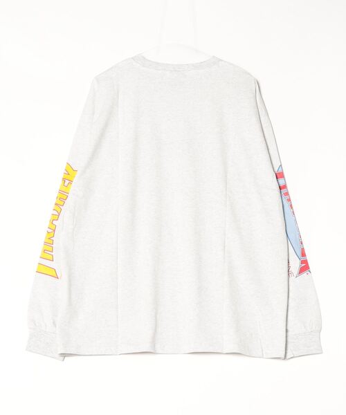 「THRASHER」 長袖Tシャツ LARGE ホワイト メンズ