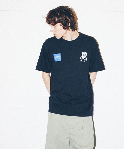 tシャツ 「chocomoo×bonjour records」 Don't Touch君 Tee Ver.2 レディース メンズ