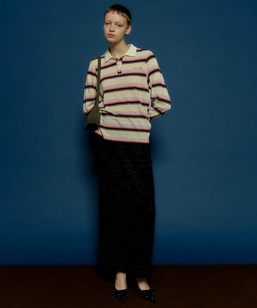 MAISON SPECIAL 「MAISON SPECIAL」 長袖ポロシャツ FREE