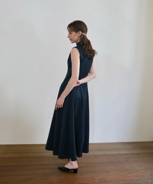 「Reurie'」 ノースリーブワンピース FREE ベージュ レディース_画像4