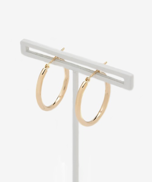 ESTELLE（エステール） ピアス K10 イエローゴールド フープ ピアス