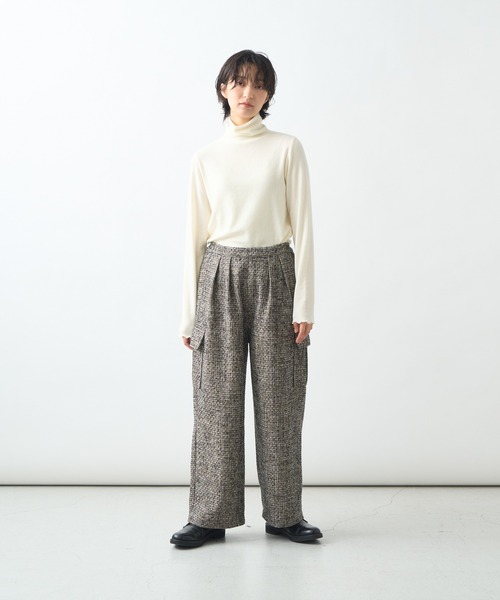 「kha:ki」 カーゴパンツ 1 ブラック レディース_画像2