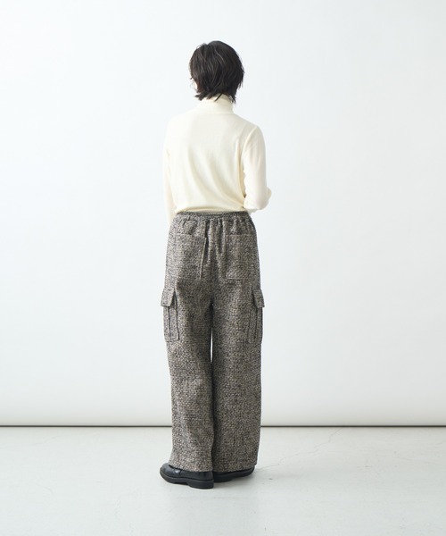 「kha:ki」 カーゴパンツ 1 ブラック レディース_画像4