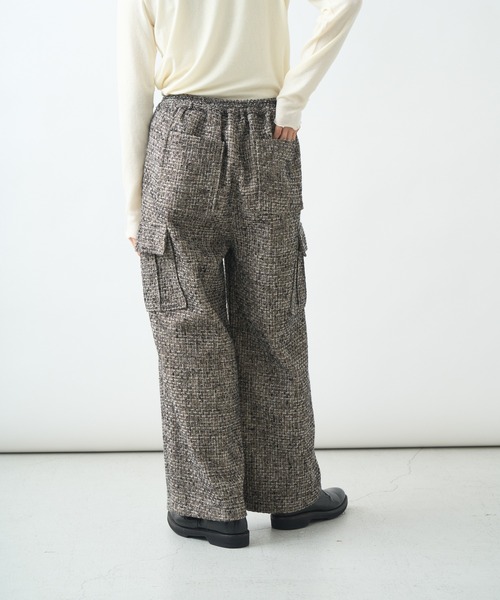 「kha:ki」 カーゴパンツ 1 ブラック レディース_画像7