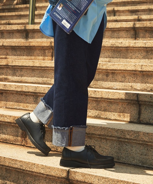 「Chaco closet」 加工デニムパンツ M ブルー レディース