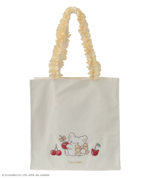 sanrio トートバッグ 「受注生産」はなまるおばけ スクエア