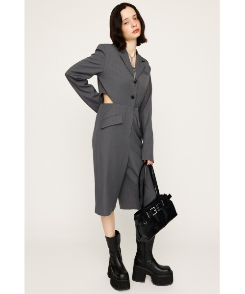 SLY（スライ） オールインワン CUT OUT TAILORED JUMP SUIT カット