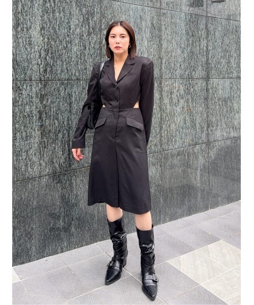 SLY（スライ） オールインワン CUT OUT TAILORED JUMP SUIT カット