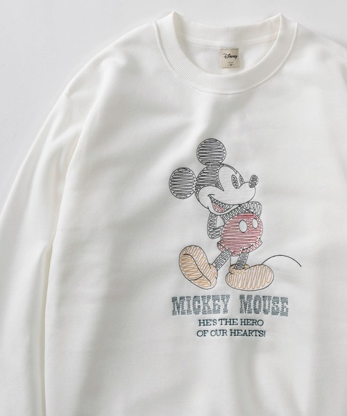 Disney ミッキーマウス トレーナー L Disney トレーナー スウェット 「71」「Disney/ディズニー