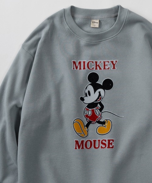 USED｜ミッキー裏起毛スウェット Disney トレーナー スウェット Disney/ディズニー ミッキー 裏毛