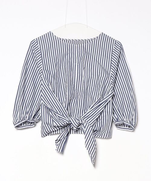 「Droite lautreamont」 7分袖ブラウス M(2) ブルー レディース_画像2