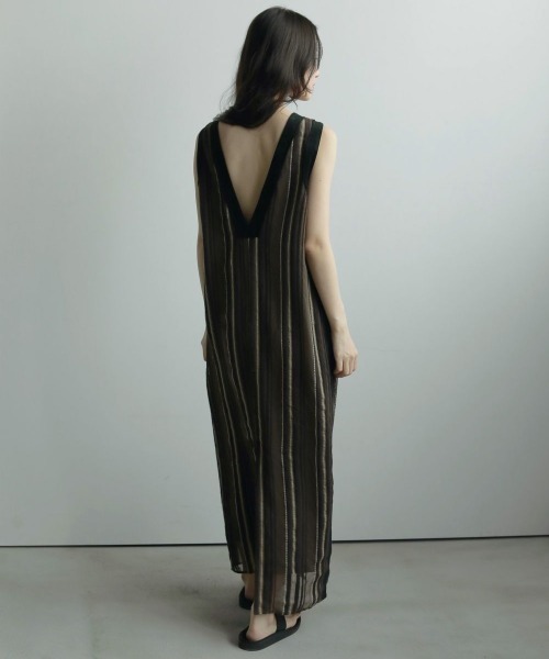 anuke ワンピース Sheer Stripe Onepiece : ZOZOTOWN Yahoo!店