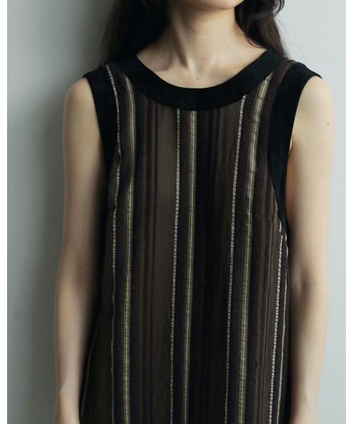 anuke ワンピース Sheer Stripe Onepiece : ZOZOTOWN Yahoo!店