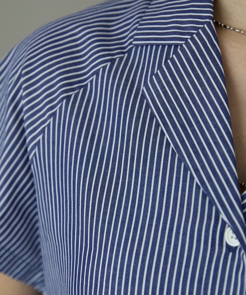 「PREFERIR」 半袖ワンピース LARGE ブラック レディース_画像8