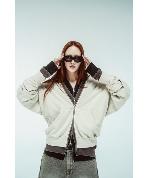 Neutral Untitled パーカー ZIP HOODIE メンズ レディース : ZOZOTOWN