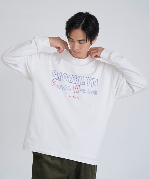 tシャツ SMITH'S（スミス）別注プリント ロングスリーブTシャツ メンズ