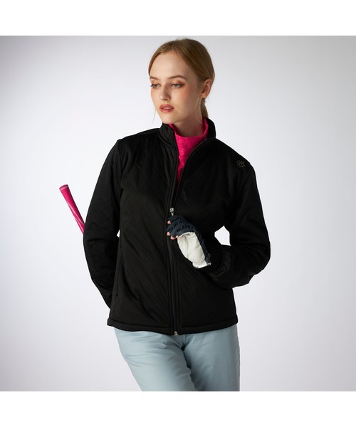 marie claire SPORT ゴルフ ブルゾンキルティングジャケット Marie Claire（マリ クレール） ブルゾン アウター 「marie claire