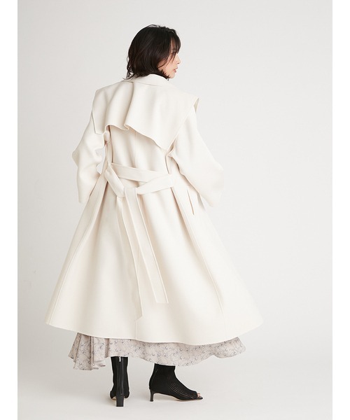 FRAY I.D オーバーサイズコート ホワイト FRAY I.D（フレイ・アイディー） コート 0 グレー レディース