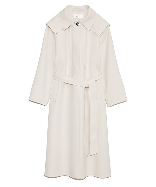 FLAY I.D　ベージュコート FRAY I.D（フレイ・アイディー） ノーカラーコート 0 ベージュ