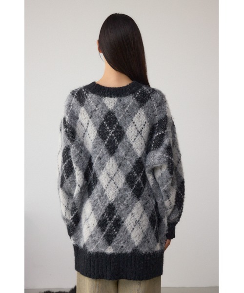 AZUL BY MOUSSY（アズールバイマウジー） ニット セーター アーガイル