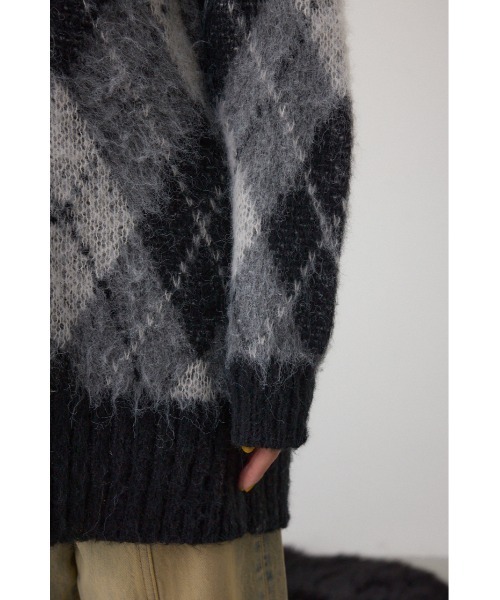 AZUL BY MOUSSY（アズールバイマウジー） ニット セーター アーガイル