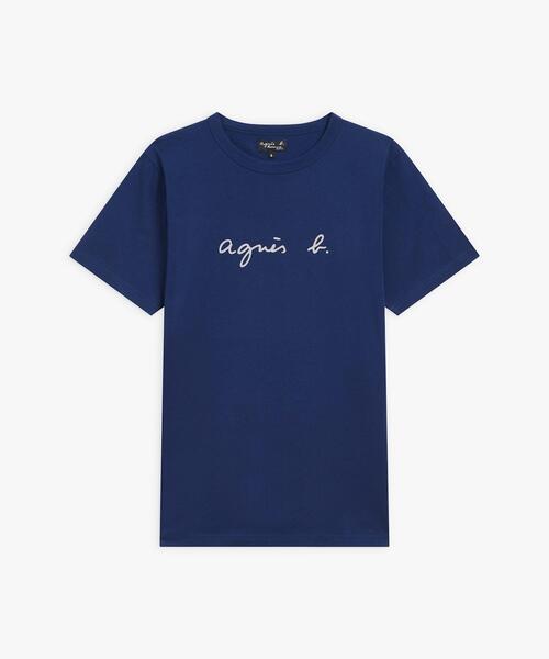 アニエスベー新品半袖Tシャツ ネイビーS1 agnes b. - アニエスベー新品半袖Tシャツ ネイビーS1の通販 by