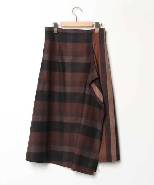 「ADORE」 フレアスカート 36 ブラウン レディース_画像2