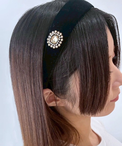 カチューシャ ビジュー付きカチューシャ : ZOZOTOWN Yahoo!店 - 通販